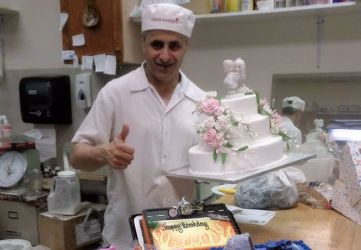 Afra with special occasion cakes